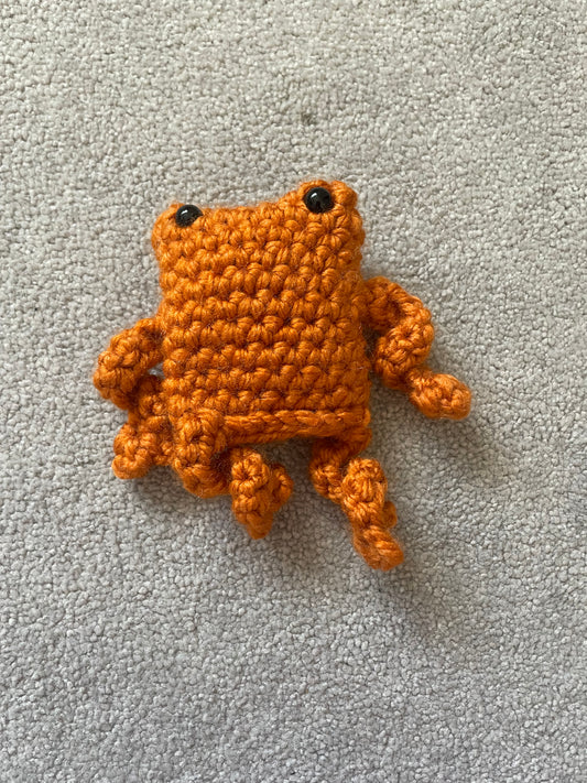 Jumbo Orange Leggy Frog